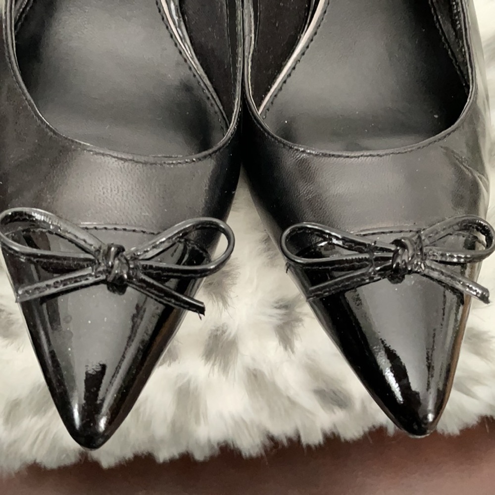 Ralph Lauren leather sling backs